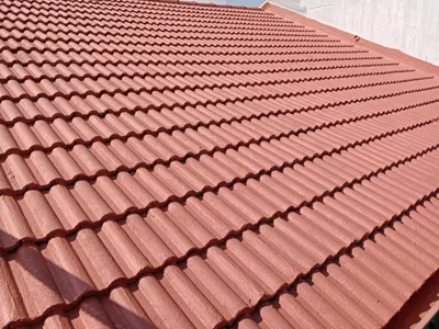 Torch-on membrane application on flat concrete roof, Tampines