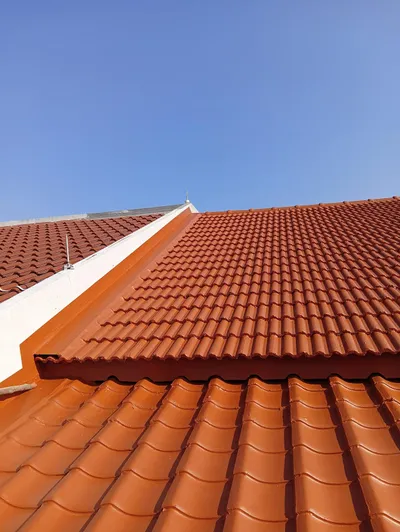Liquid polyurethane waterproof coating applied on residential terrace slab