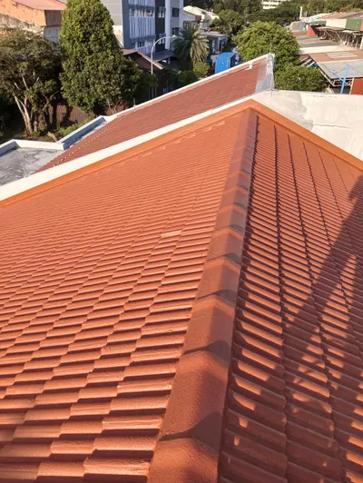 Metal roof panel replacement & flashing repair for commercial facility